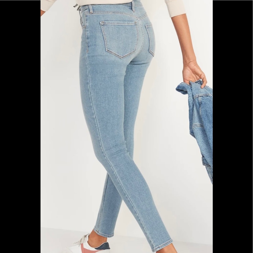 8 TALL Old Navy High Rise Super Skinny Denim Stretch Long 2022 season NEW tags